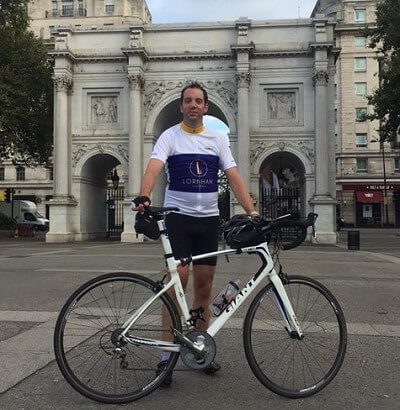 Rupert Wertheimer With Bicycle | Lornham