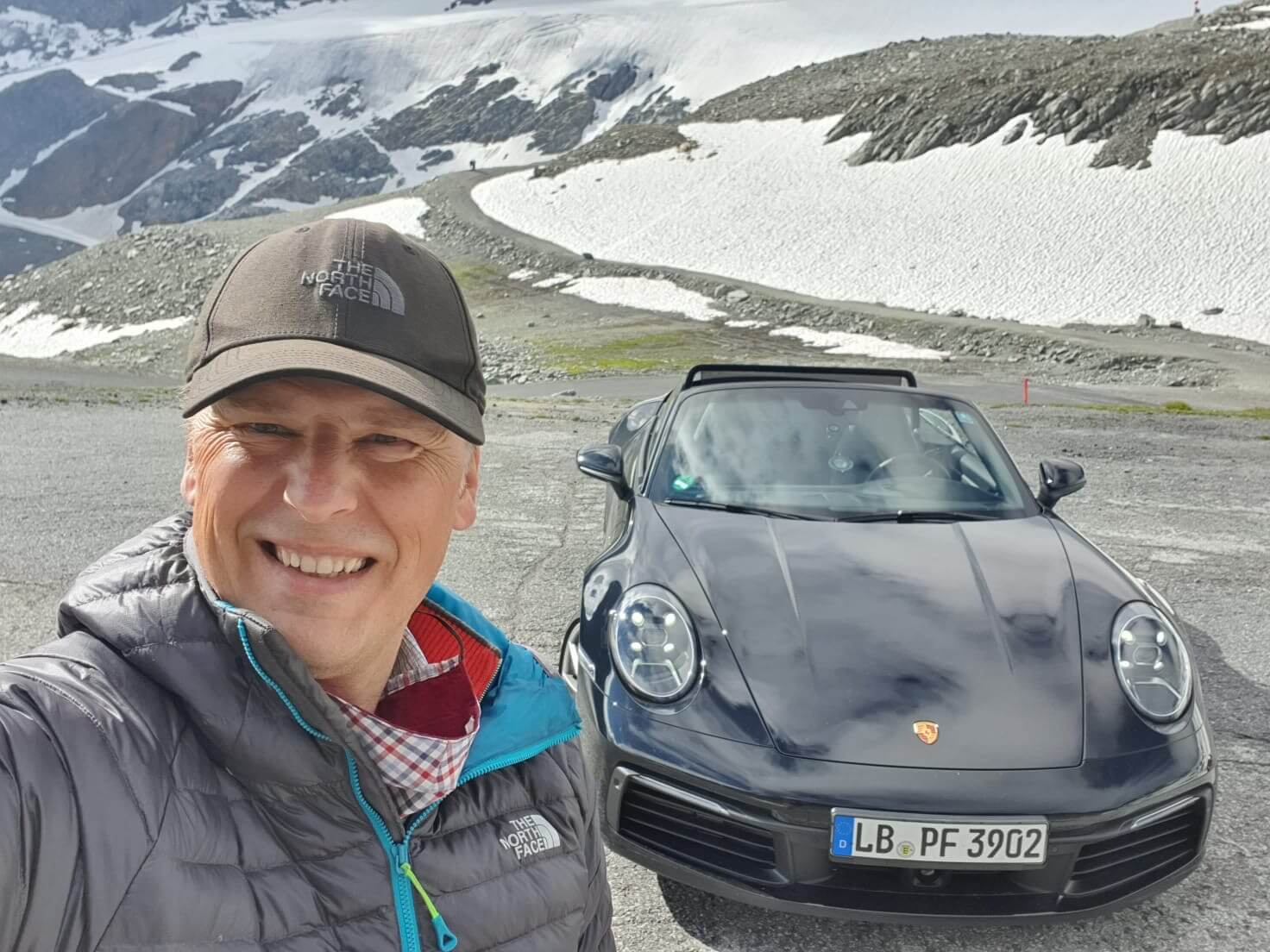 Alex McEwan of Lornham with Porsche